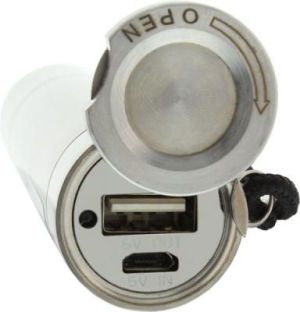 Powerbank InLine LED 3000 mAh Srebrny 4