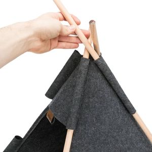 Trixie TRIXIE Jaskinia dla kota Tipi, filcowa, 55x65x55 cm 4