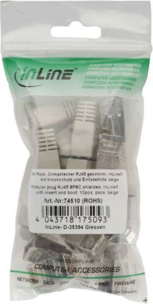 InLine Wtyczka RJ45 8P8C, szary 10 szt (74510) 2