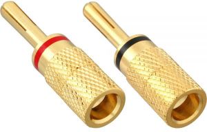 InLine Wtyczka bananowa 1x czerwona 1x czarna (99112X) 2