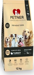 Petner PETNER Karma ADULT LARGE BREEDS dla dorosłych psów dużych ras z indykiem 12kg 1