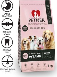 Petner PETNER Karma JUNIOR ALL BREEDS dla młodych psów wszystkich ras 3kg 1