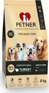 Petner PETNER Karma ADULT SMALL BREEDS dla dorosłych psów ras małych z indykiem 8kg 1