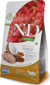 Farmina N&D Quinoa feline SKIN & COAT QUAIL 300g 1