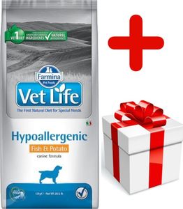 Farmina FARMINA Vet Life Dog Hypoallergenic Fish & Potato 12kg + niespodzianka dla psa GRATIS! 1