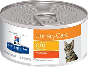 Hills  HILL'S PD Prescription Diet Feline c/d Multicare Kurczak 12 x 156g - puszka 1