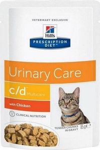 Hills  HILL'S PD Prescription Diet Feline c/d Multicare Kurczak 12 x 85g saszetka 1