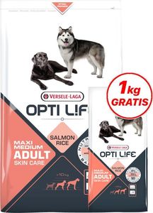 Versele-Laga VERSELE-LAGA Opti Life Adult Skin Care Medium&Maxi 12,5kg + 1kg GRATIS !! 1