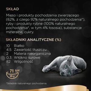 Sheba SHEBA Classics 22x85g z Łososiem - mokra karma dla kotów w pasztecie (18+4 Gratis) 4