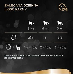 Sheba SHEBA Selection 22x85g z Cielęciną - mokra karma dla kotów w sosie (18+4 Gratis) 3