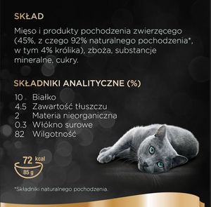 Sheba SHEBA Selection 22x85g z Królikiem - mokra karma dla kotów w sosie (18+4 Gratis) 5