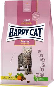 Happy Cat HAPPY CAT Junior sucha karma dla kociąt w wieku 4-12 mies drób 10kg 1
