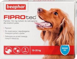 Beaphar Fiprotec M dla psów od 10 do 20 kg - 134mg 1