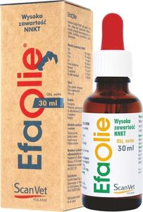ScanVet EFA Olie 30ml Naturalny preparat wspomagający leczenie chorób skóry 1