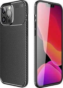 Etui IPHONE 13 PRO MAX Pancerne Shockproof Carbon Fiber czarne 1