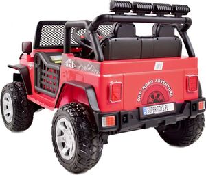 Super-Toys WIELKI DZIP 4X4 ROUGH SPEED, FUNKCJA BUJANIA, WALIZKA, MIĘKKIE KOŁA/XMX-617 6