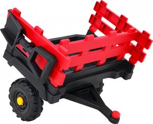 Traktor Titanium Z Przyczepą Czerwony 11