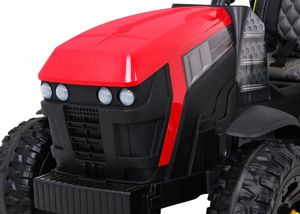 Traktor Titanium Z Przyczepą Czerwony 13