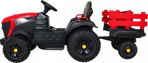 Traktor Titanium Z Przyczepą Czerwony 4
