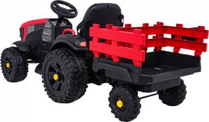 Traktor Titanium Z Przyczepą Czerwony 5
