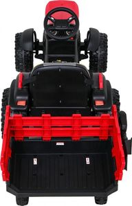 Traktor Titanium Z Przyczepą Czerwony 7