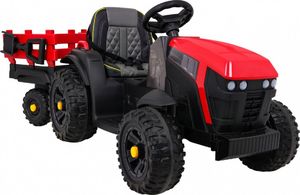 Traktor Titanium Z Przyczepą Czerwony 10