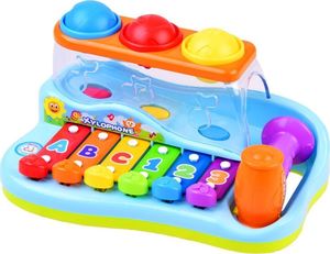 HOLA EDUKACYJNE CYMBAŁKI + piłeczki i młotek IN0001 4