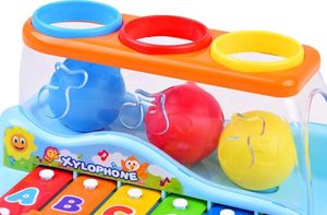 HOLA EDUKACYJNE CYMBAŁKI + piłeczki i młotek IN0001 6