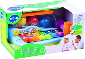 HOLA EDUKACYJNE CYMBAŁKI + piłeczki i młotek IN0001 7