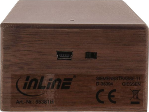 Głośnik InLine Woodbrick brązowy (55381H) 5