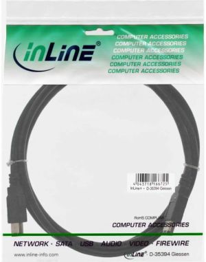 InLine Firewire 6-pin - Firewire 6-pin, 3m, Czarny (34003) 2