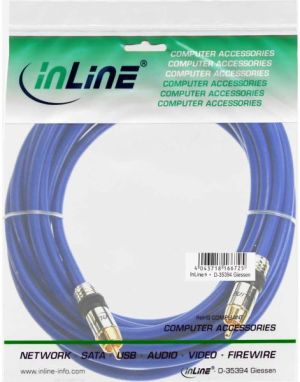 Kabel InLine RCA (Cinch) - RCA (Cinch) 3m niebieski (89403P) 2