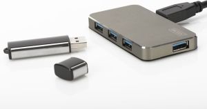 HUB USB Digitus 4x USB-A 3.0 (DA-70240) 5