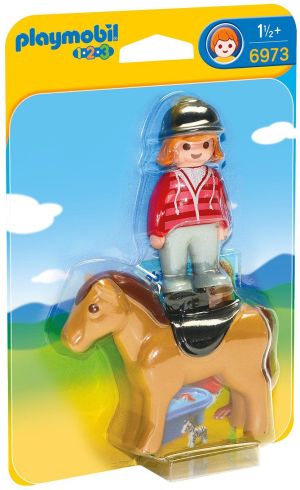 Playmobil Postać z koniem (6973) 1