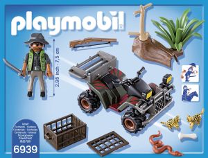 Playmobil Wild Life Kłusownik z Quadem (6939) 2
