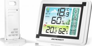 Stacja pogodowa Berdsen Stacja pogodowa z wyświetlaczem BD-900 biała 2