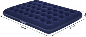 Bestway Materac dmuchany 191x137x22 cm + Pompka 4