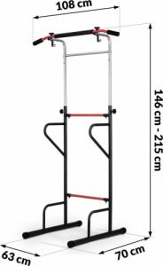 Neo-Sport Drążek wolnostojący NS-300 7