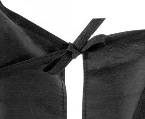 Dla Fryzjerów Peleryna Fryzjerska Czarna 3