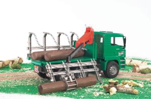 Bruder Professional Series MAN Timber Truck with Loading Crane (02769) 2