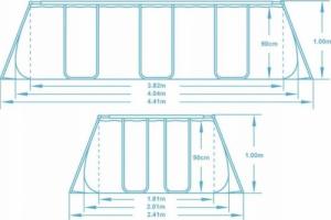 Bestway Bestway Power Steel Frame basen (56251) 1