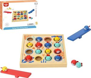 Tooky Toy TOOKY TOY Gra dla Dzieci Drewniany Stół Latające Rybki 19 el. 1