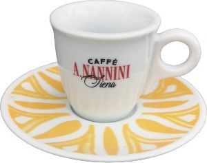 A. Nannini Porcelanowa filiżanka Caff A. Nannini ze spodkiem 80ml 1