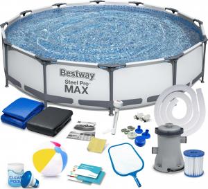 Bestway Basen stelażowy Steel Pro Max 366cm 16w1 (56416) 2