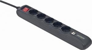 Listwa zasilająca Energenie 5 gniazd 1.5 m czarna (SPG5-U2-5) 2