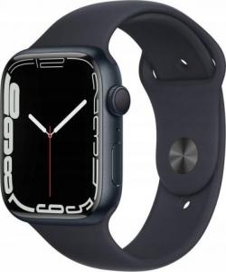 Smartwatch Apple Watch Series 7 GPS 45mm Czarny  (MKN53WB/A) 1