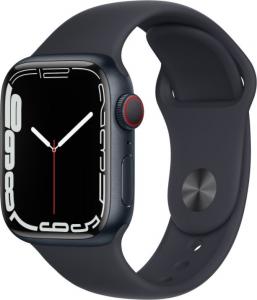 Smartwatch Apple Watch 7 GPS + Cellular 41mm Czarny  (MKHQ3WB/A) 1