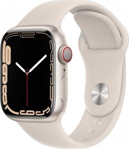 Smartwatch Apple Watch Series 7 GPS + Cellular 41mm Biały  (MKHR3WB/A) 1
