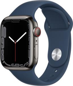 Smartwatch Apple Watch Series 7 GPS + Cellular 41mm Niebieski  (MKJ13WB/A) 1