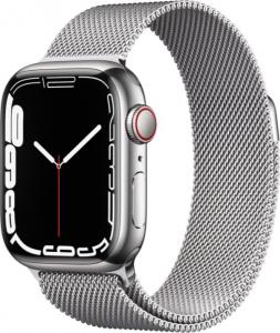 Smartwatch Apple Watch 7 GPS + Cellular 45mm Srebrny  (MKJW3WB/A) 1